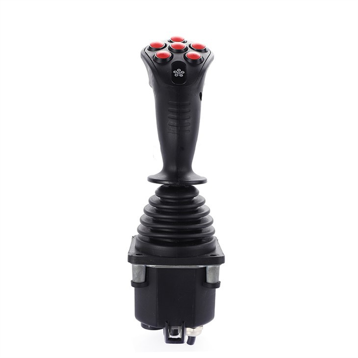 Men Grip Hall efè Joystick ak bouton